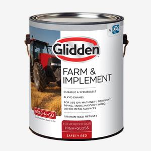 GLIDDEN® Farm & Implement Interior/Exterior Latex - Colores preparados