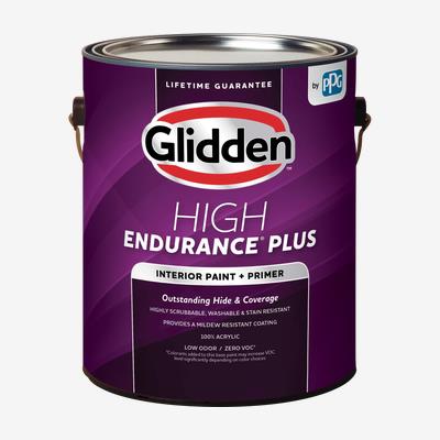 Glidden<sup>®</sup> High Endurance<sup>®</sup> Plus Interior Paint + Primer